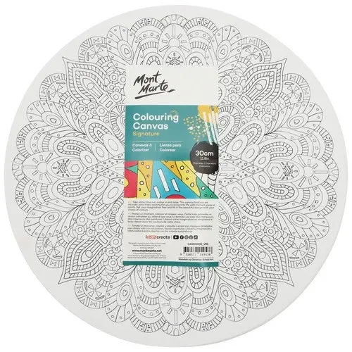 Mont Marte Signature Colouring Canvas - Hobbies