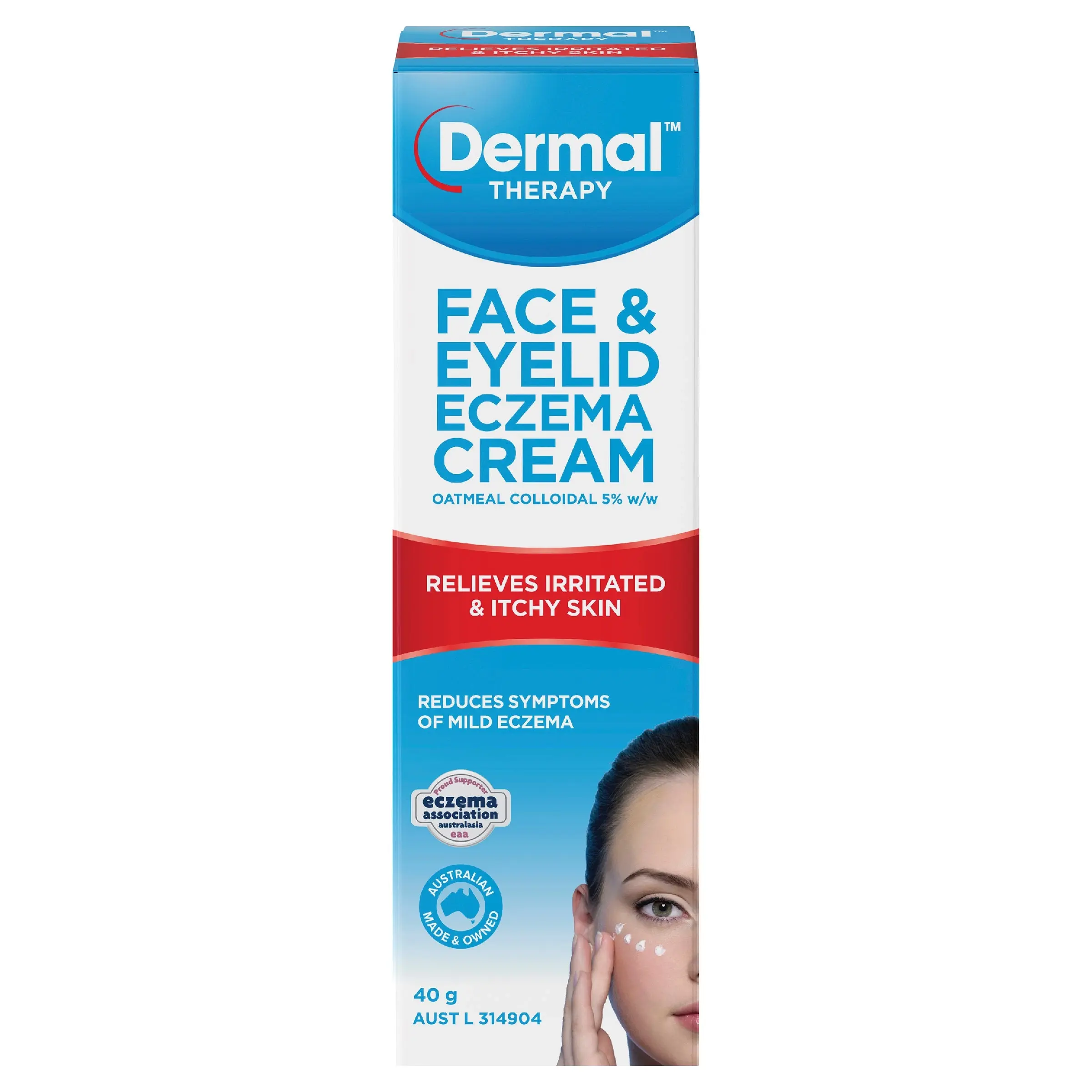 Dermal Therapy Face & Eyelid Eczema Cream 40g - Health