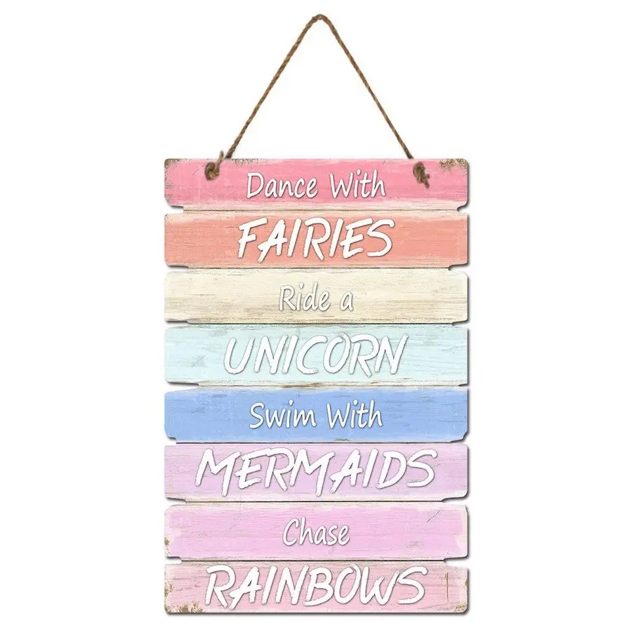 Wall Hanging Plaque - Dance with Fairies