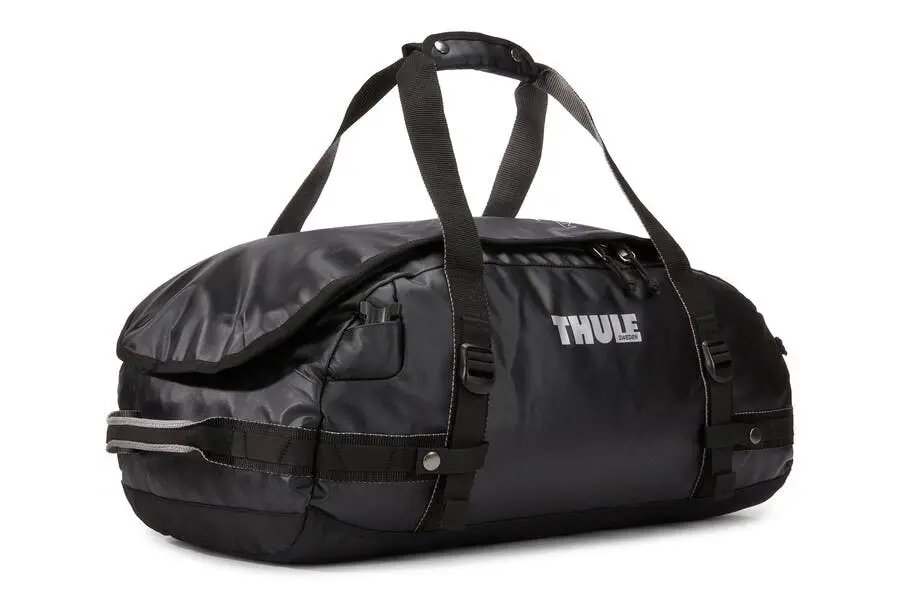 Thule Chasm 40L/56cm Duffel/Backpack Handbag Carry Travel Gym Storage Bag Black - Fashion
