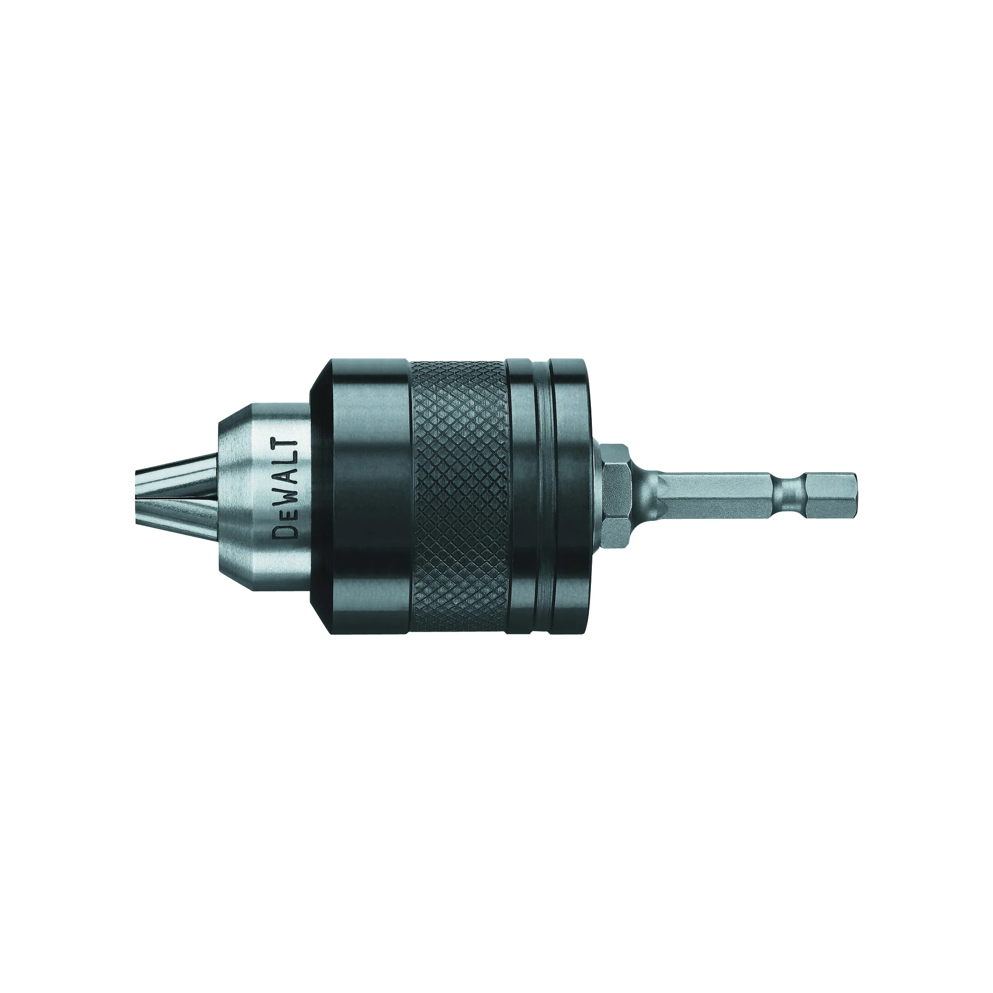 DW0521 Quick-Connect Chuck, 3/8 in Chuck, Steel, Keyless