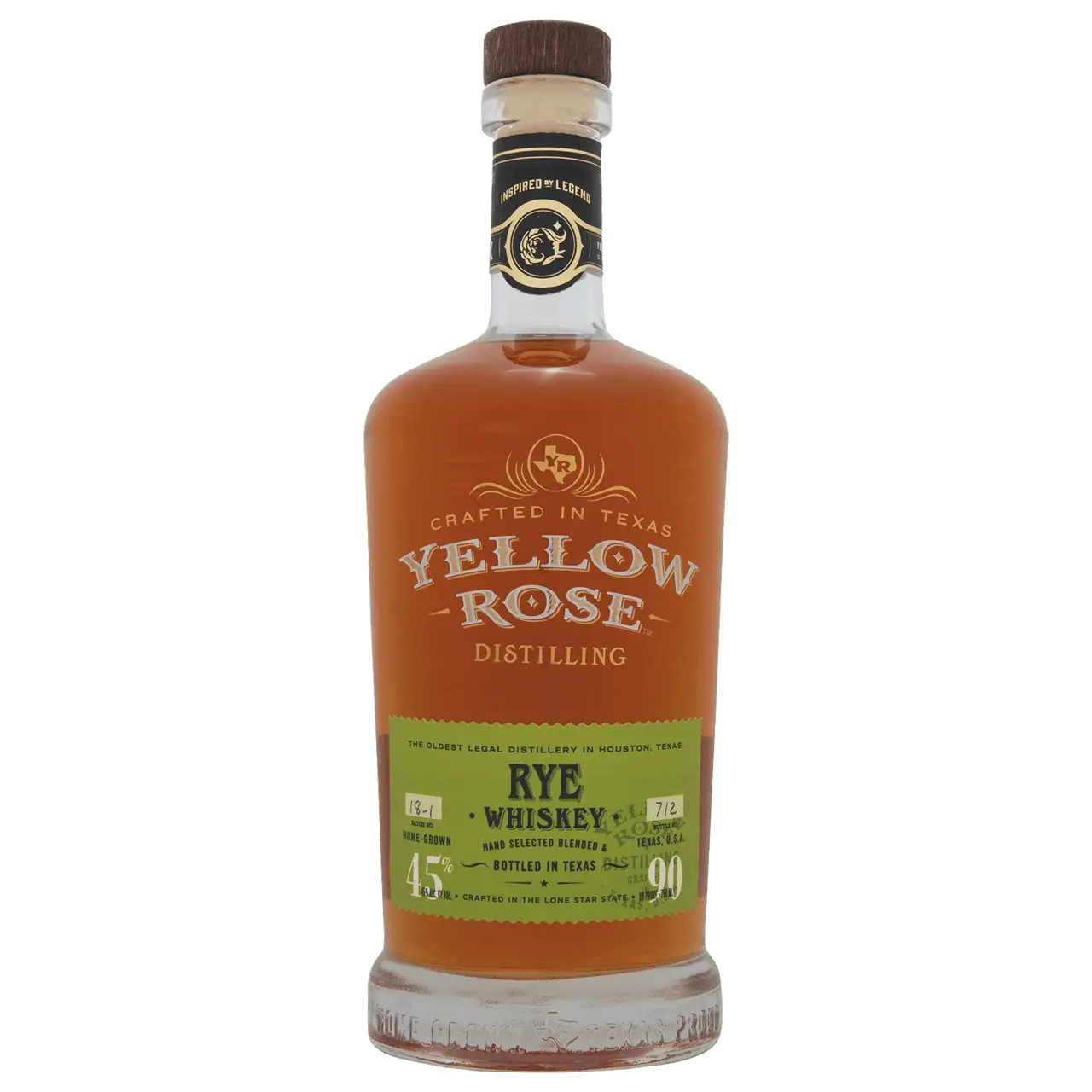 Yellow Rose Rye Whiskey 700ml - Alcohol