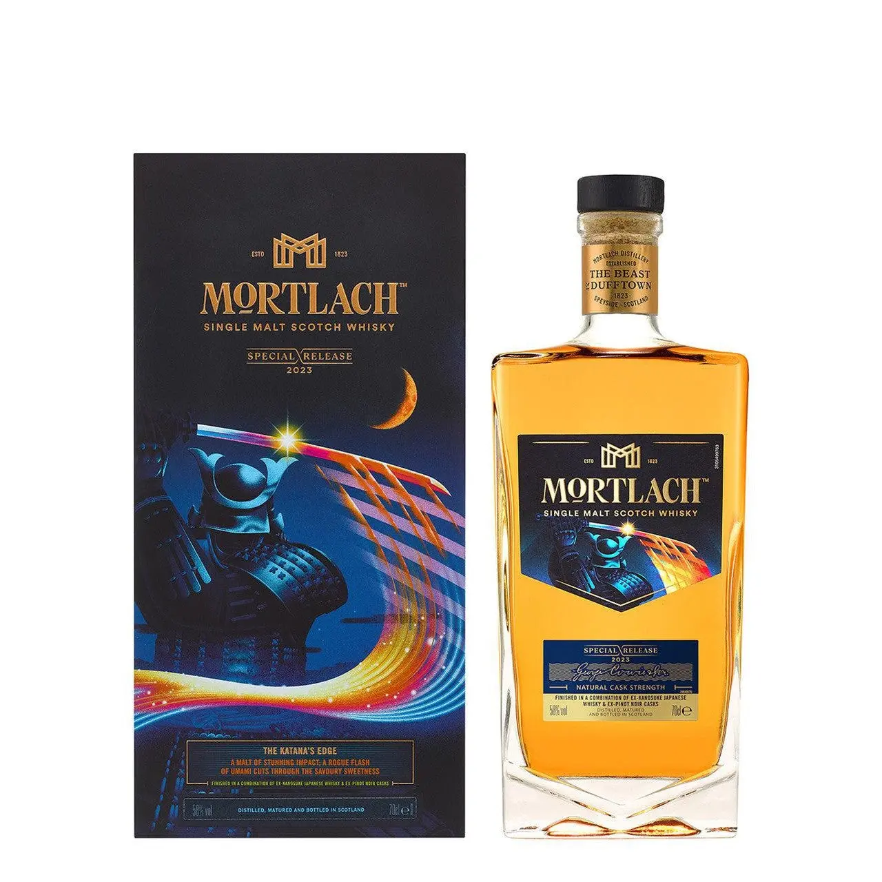 Mortlach "The Katana's Edge" Single Malt Scotch Whisky Special Release 2023 700ml - Alcohol