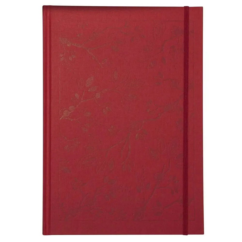 Lantern Studios A4 Journal/Notebook Hardcover School Stationery Foil Leaf/Red - Office