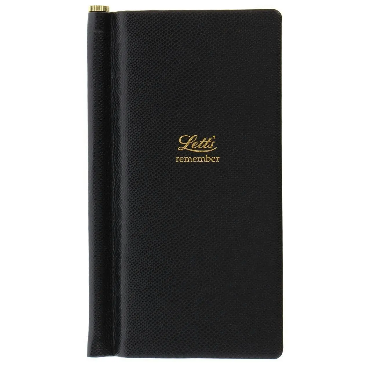 Letts Legacy Slim Password Notebook Black Coloured Home Office Stationery