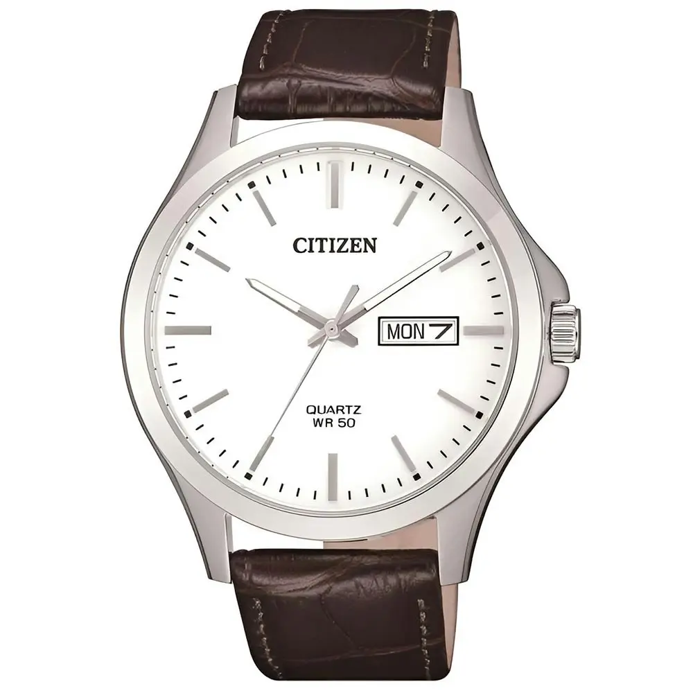 Citizen Quartz Analog White Dial Men's Watch (BF2001-12A)