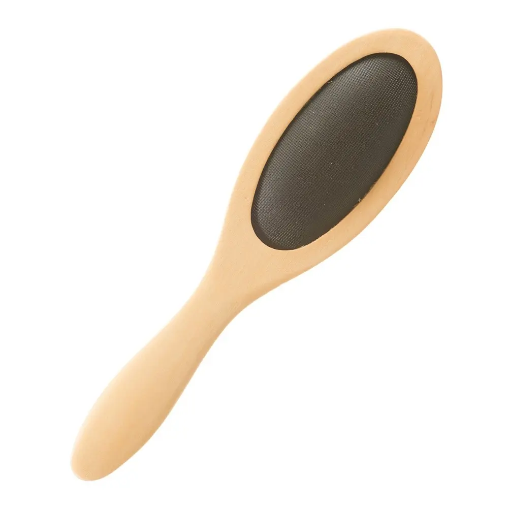 Funtime Baldy's Buffer Wooden Hair Paddle Brush Novelty Prank Gag Toy Natural - Hobbies