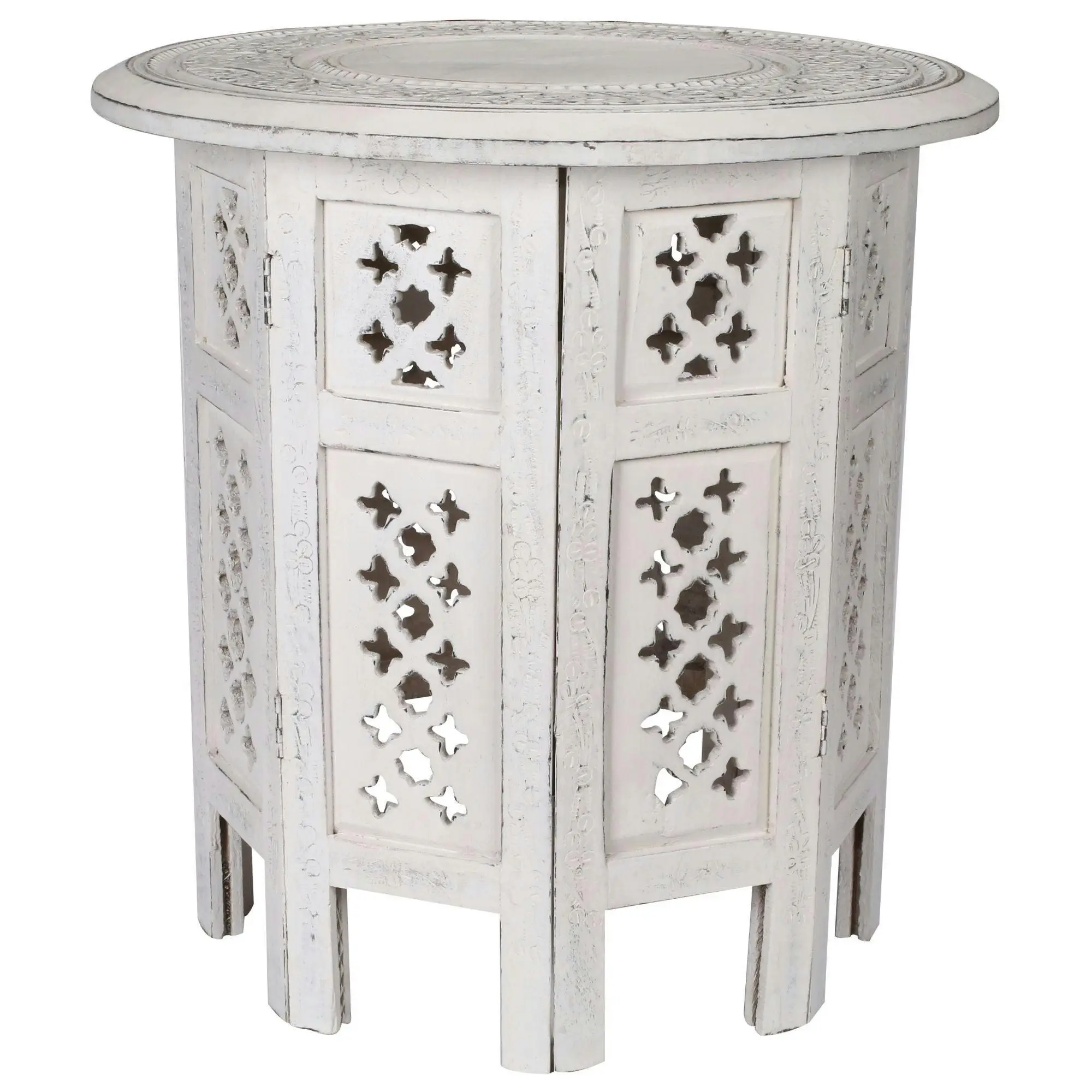 Scilla 45cm Side Table White - Furniture