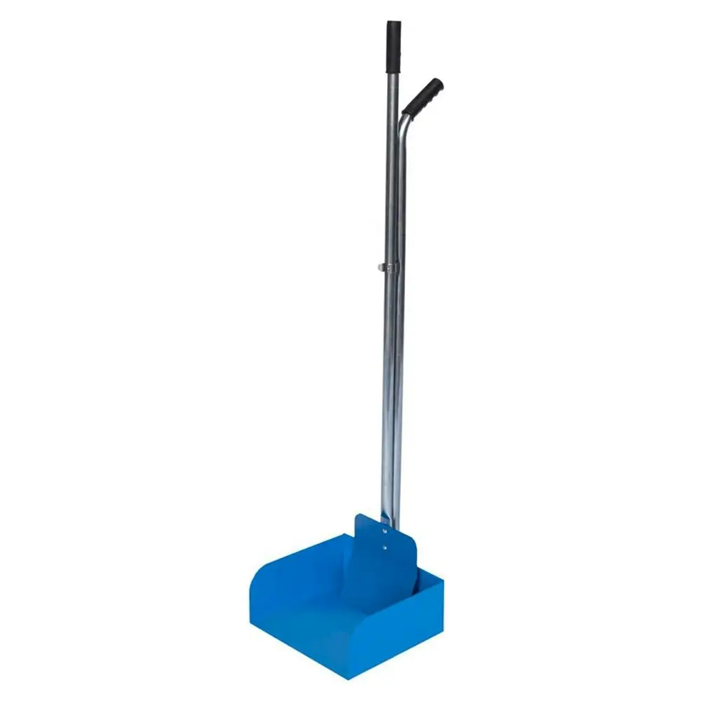 2pc Superior Pet Goods Heavy Duty Metal Dog Pooper Scooper/Picker w/Dustpan Blue - Pets