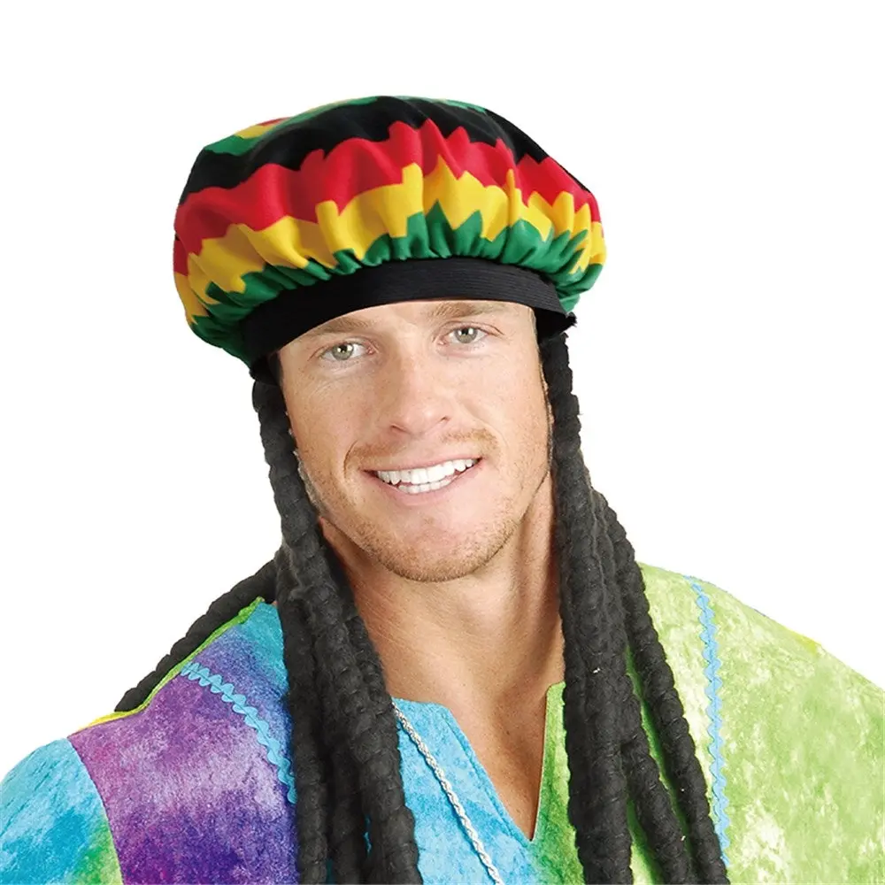 Rasta Hat with Dreadlocks - Fashion