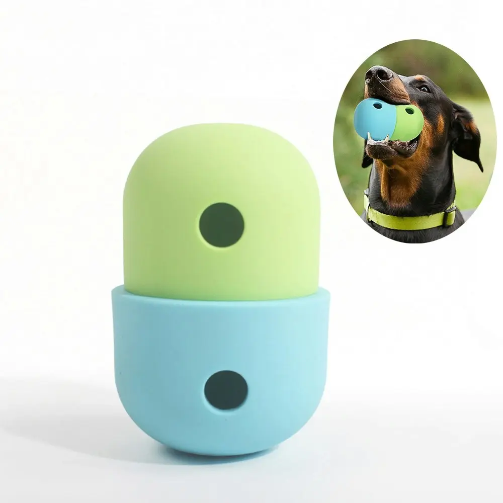 Dog Toys Leaking Ball Funny Interactive Pet Slow Feeder Chew Toys Pet Supplies - Pets