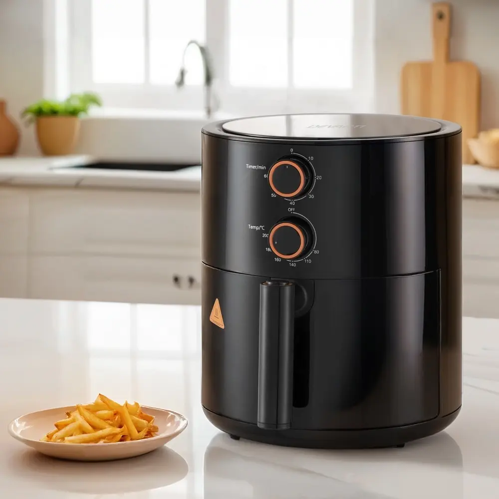 Devanti 4L Air Fryer Knob Control 1500W - Home & Garden