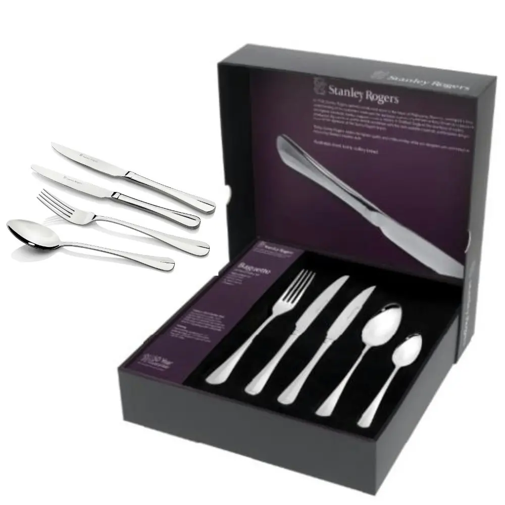 Stanley Rogers 40 Piece Baguette Stainless Steel Cutlery Set 40pc - Home & Garden