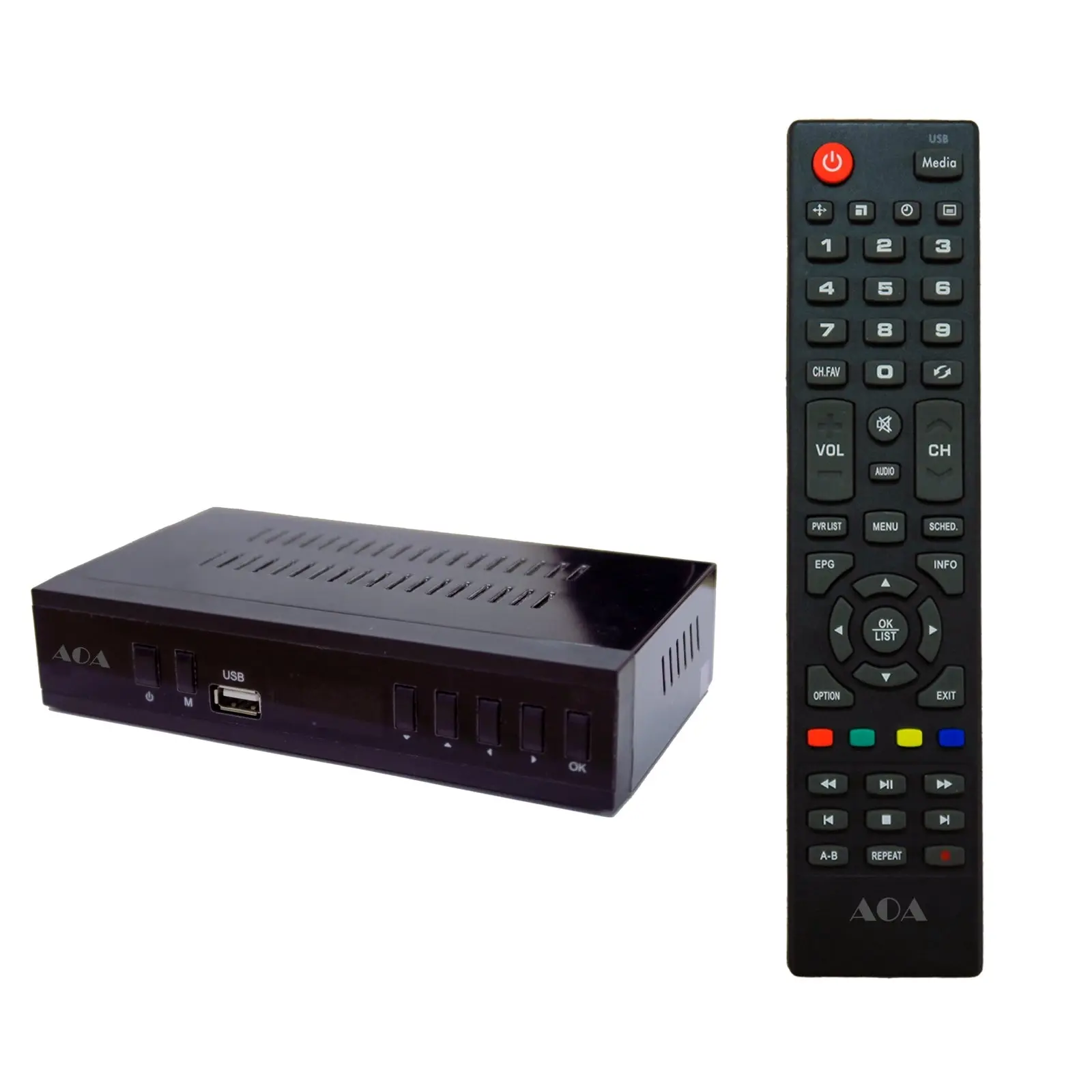 AOA HDB860 FHD DVB-T2 H.265 PVR Media Play Set Top Box for NEW AU DTV STANDARD