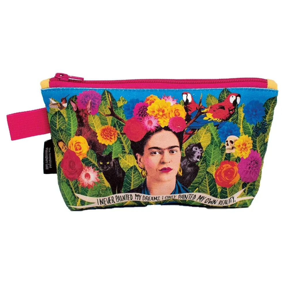 Unemployed Philosophers Guild 23cm Frida Bag Zipped Pouch Personal Organiser - Fashion