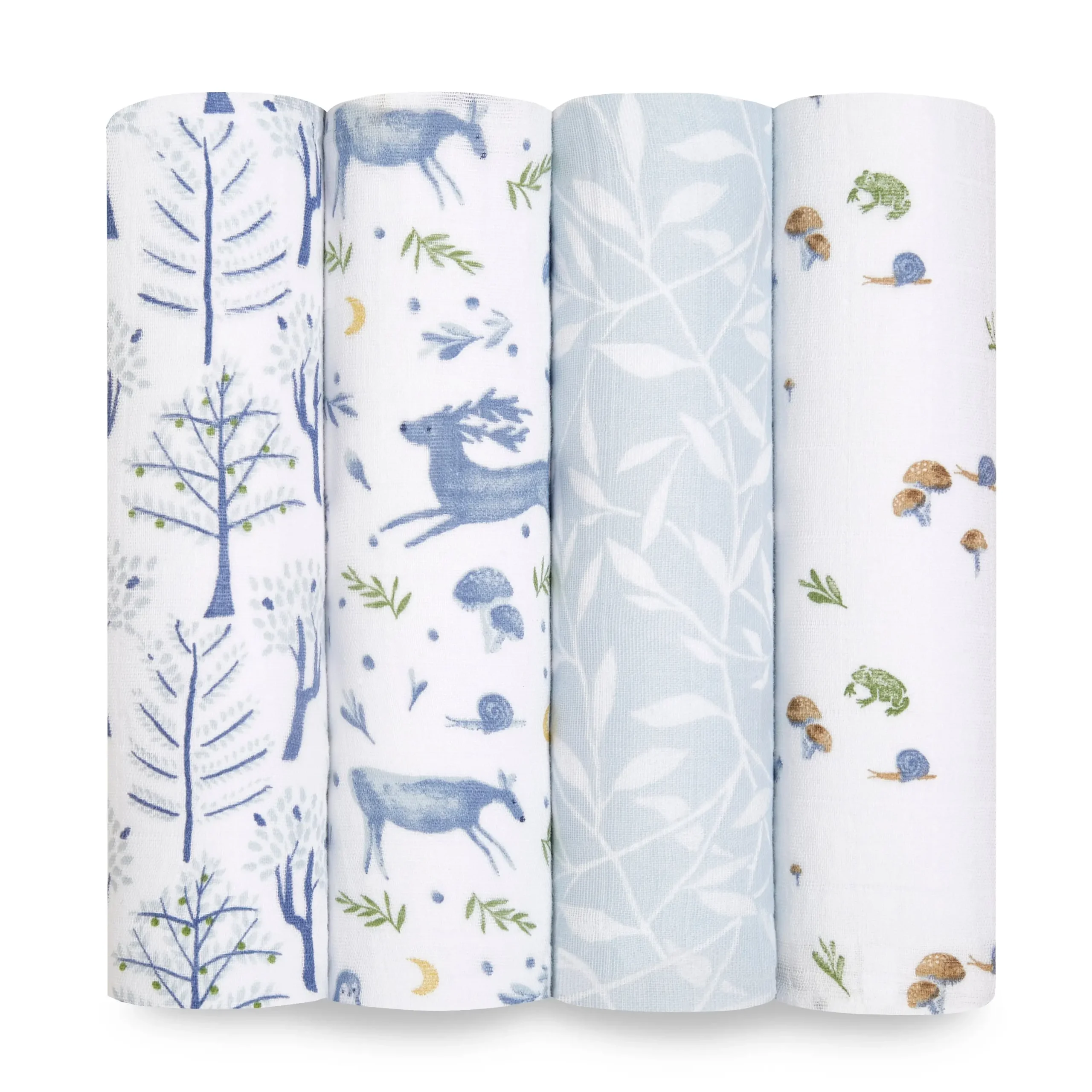 Aden + Anais ORGANIC Muslin Swaddles - Outdoor 4pk