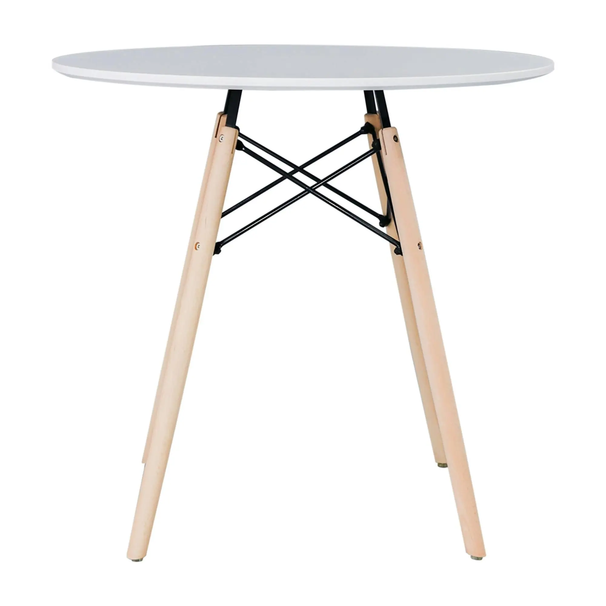 Sokar 100cm Round Dining Table White - Furniture