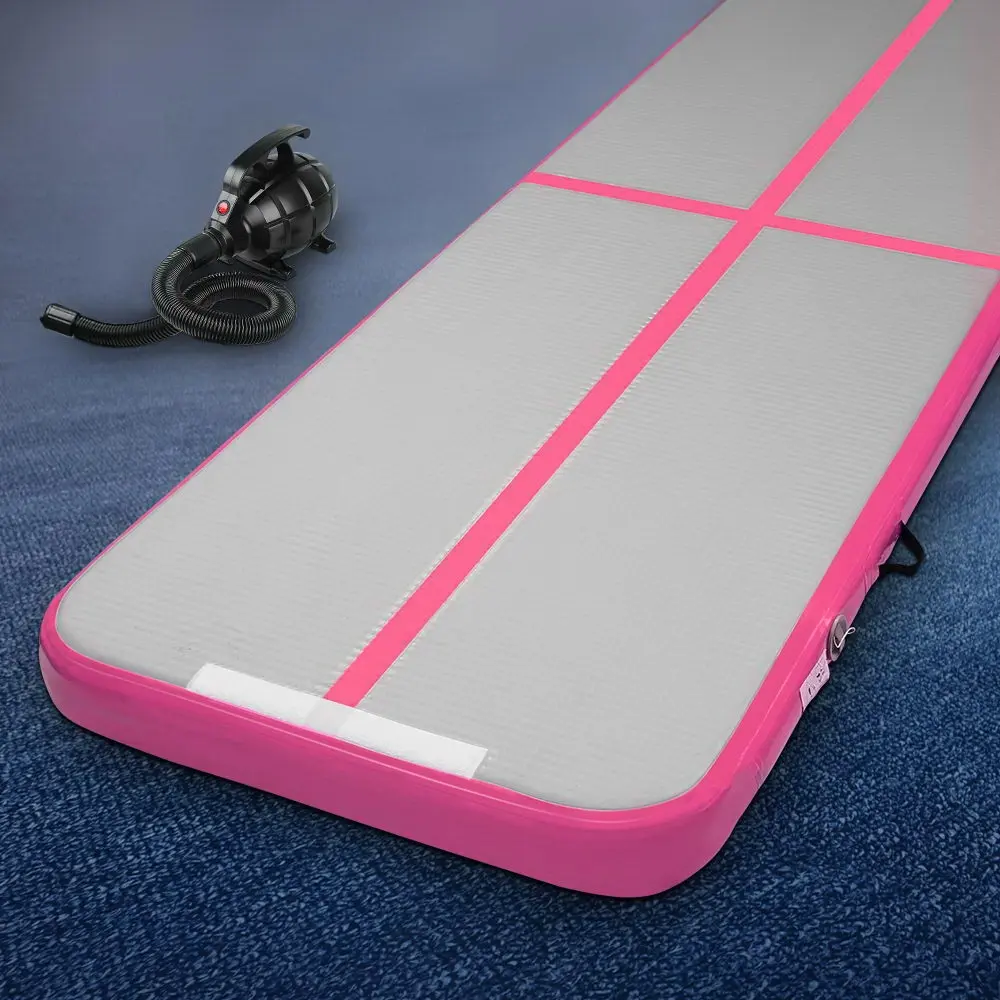 Everfit 3M Air Track Gymnastics Tumbling Exercise Yoga Mat W/ Pump Inflatable PK-AP1