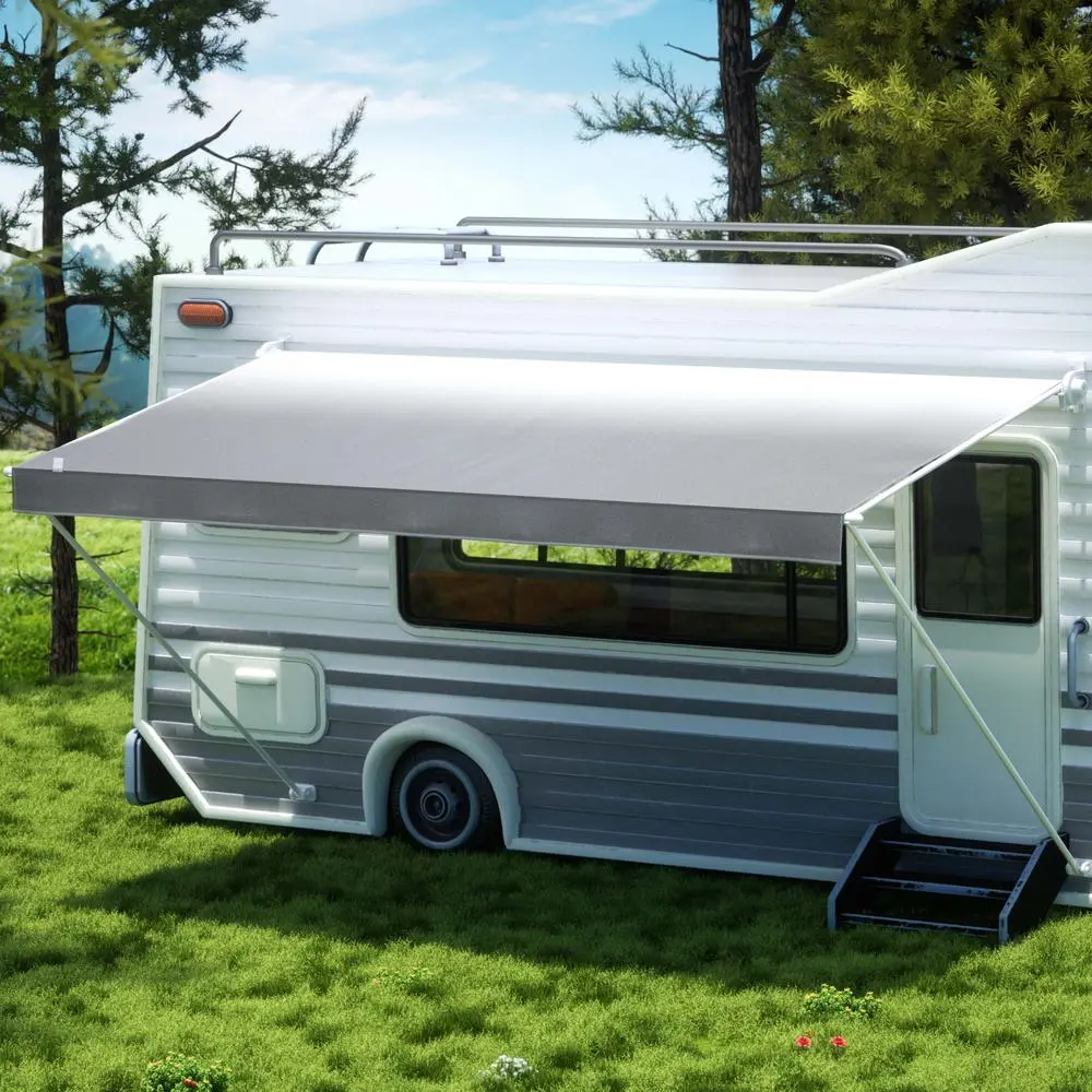 Weisshorn 15ft Caravan Awning RV Replacement Fabric 4.32M x 2.42M - Automotive