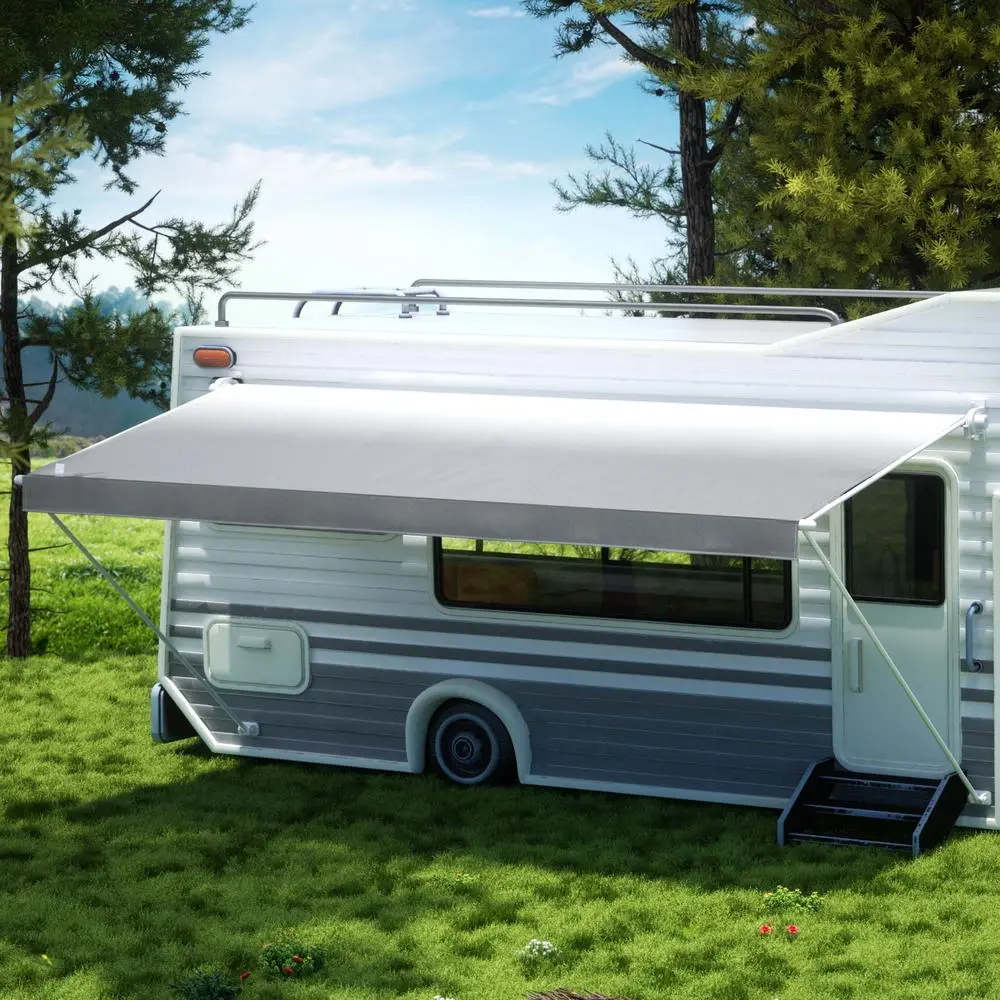 Weisshorn 18ft Caravan Awning RV Replacement Fabric 5.20M x 2.42M - Automotive