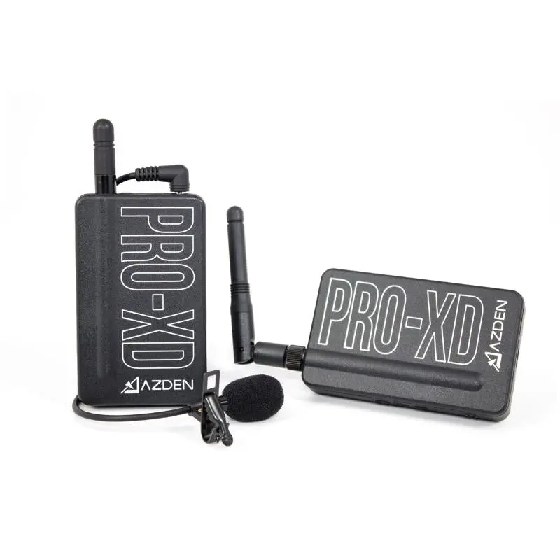 Azden PRO-XD Digital Wireless Microphone Transmitter System 2.4GHz Tx-Rx Kit AZDPRO-XD