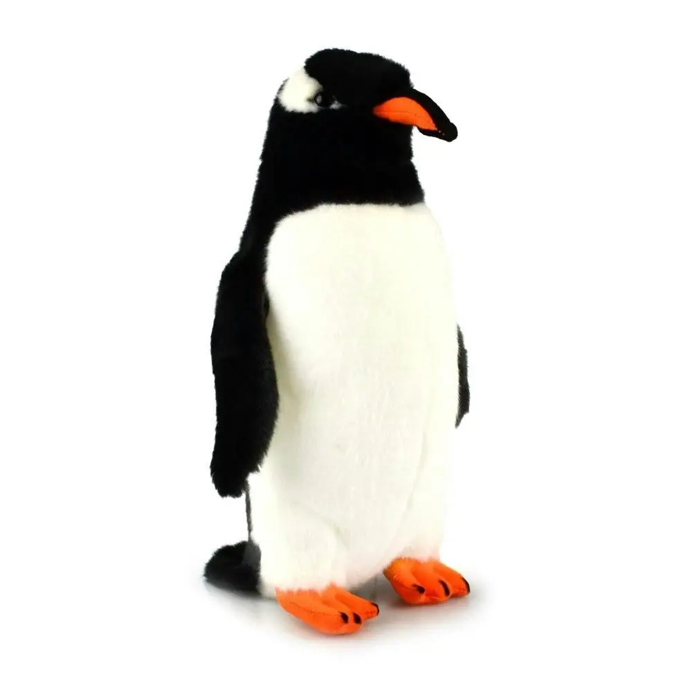 Korimco 29cm Gentoo Penguin Kids Soft Animal Plush Stuffed Toy 3y+ Black - Toys & Games