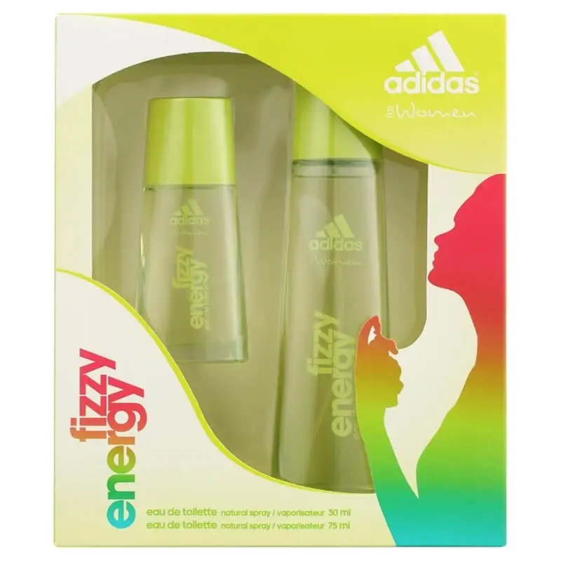 Adidas Fizzy Energy 2pc Set 75ml EDT (L) - Beauty