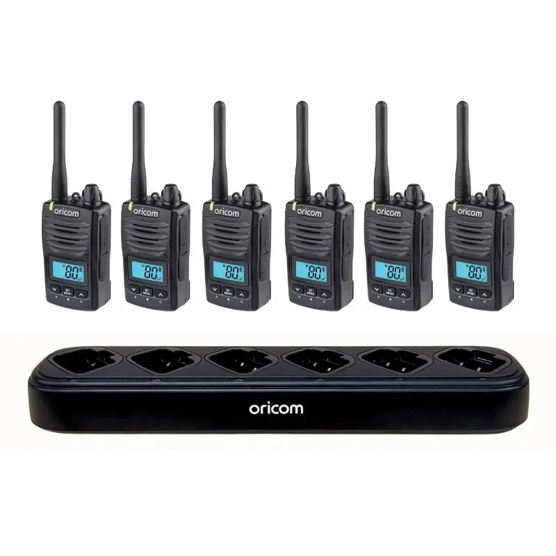 DTX600 6-Way Charging Station with 6 Radios Included