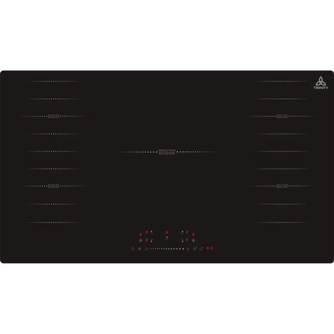 Trinity 90cm Built-in Induction Cooktop 5 Heating Zones with Bridged Elements