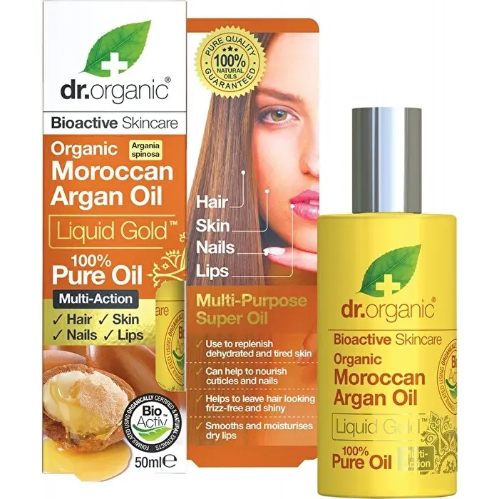 DR ORGANIC Pure Oil Organic Moroccan Argan Oil 50ml - Beauty