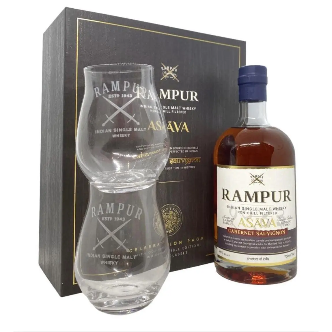 Rampur Asava Limited Edition Celebration Gift Pack 700ml - Alcohol