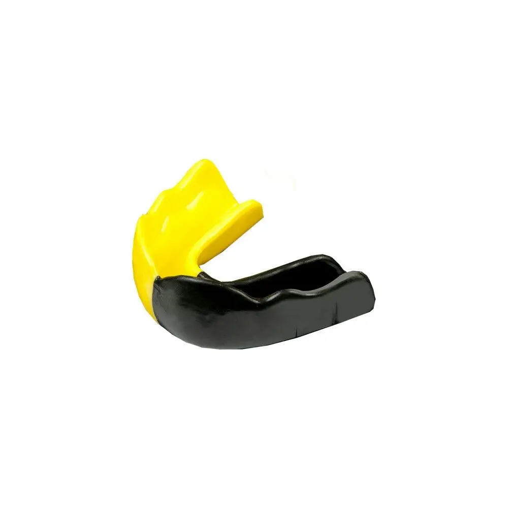 Signature Sports Type 2 Protective Mouthguard Teeth Shield Youth Black/Yellow - Sports & Outdoor