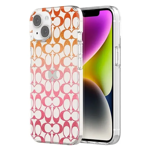 Coach Protective Signature C Case (Suits iPhone 14) – Pink - Electronics