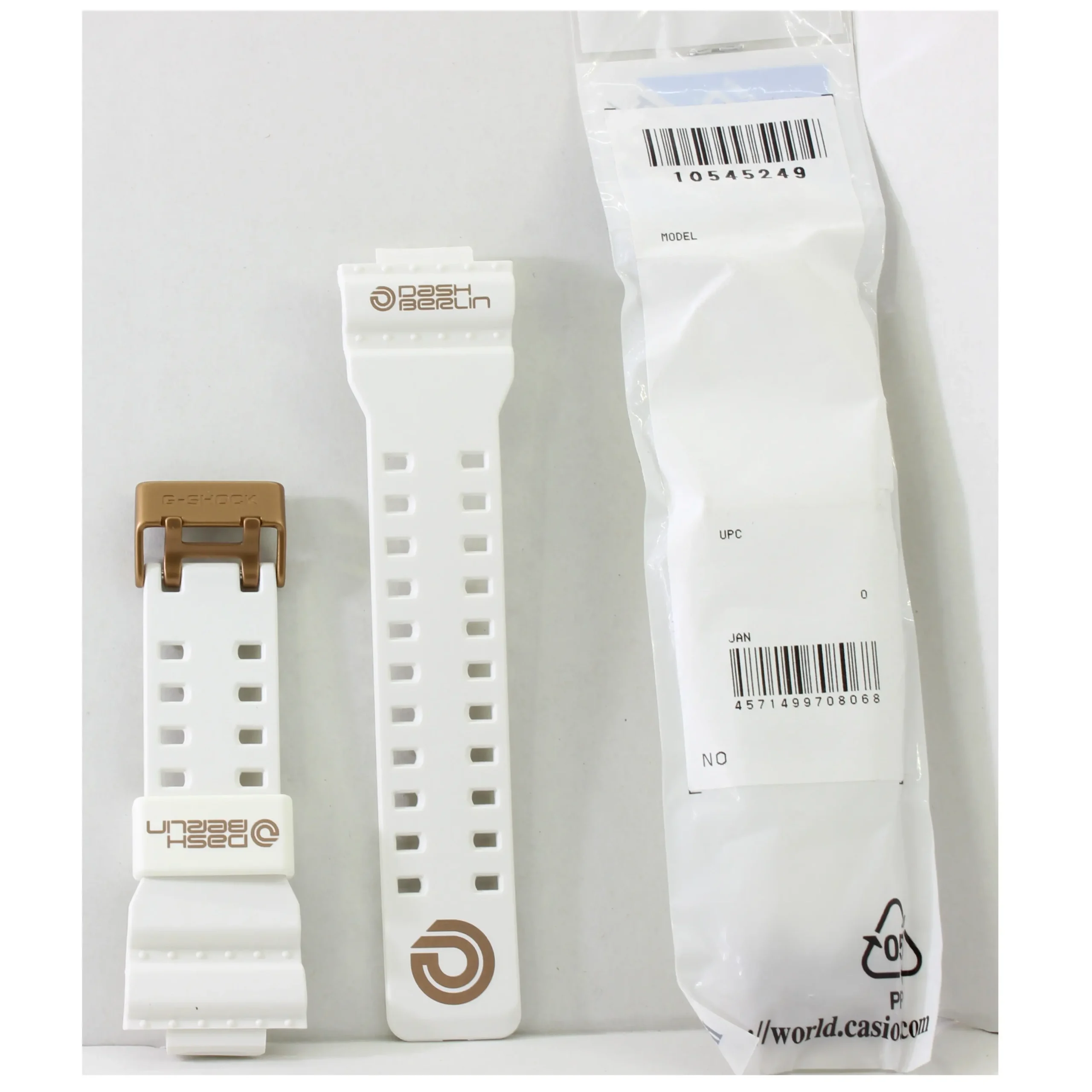 Casio G-Shock Shiny White Genuine Replacement Strap 10545249 to suit GA-110DB-7A Dash Berlin