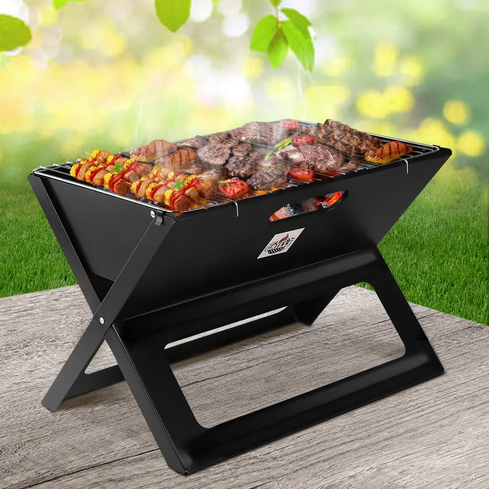 Grillz BBQ Grill Charcoal Smoker Foldable - Up to 40% off - Tongmaster Sale