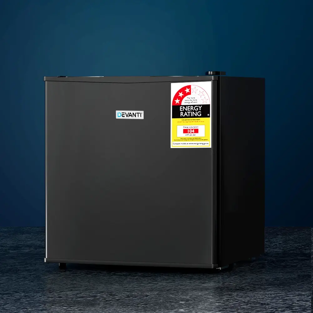 Devanti 48L Bar Fridge Black - Home & Garden