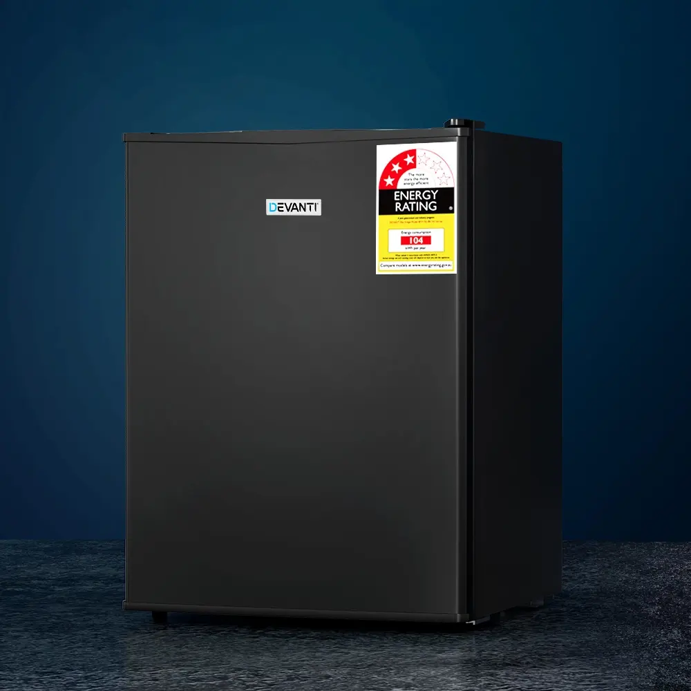 Devanti 70L Bar Fridge Black - Home & Garden