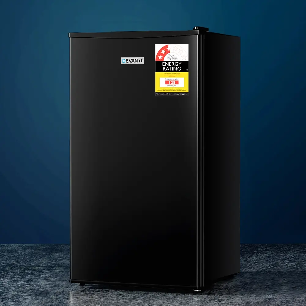 Devanti 95L Bar Fridge Black - Home & Garden