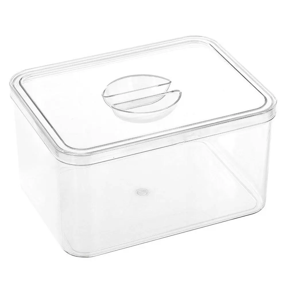 Boxsweden Crystal 19cm Mini Storage/Container Stackable Holder w/ Lid Clear - Home & Garden