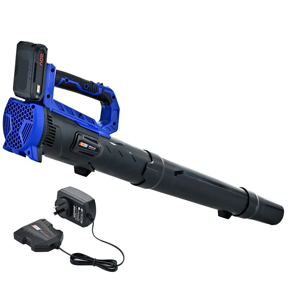 POWERBLADE BW4 20V Cordless Electric Leaf Blower Kit, with Battery and Fast Charger - Handyman Heaven Sale