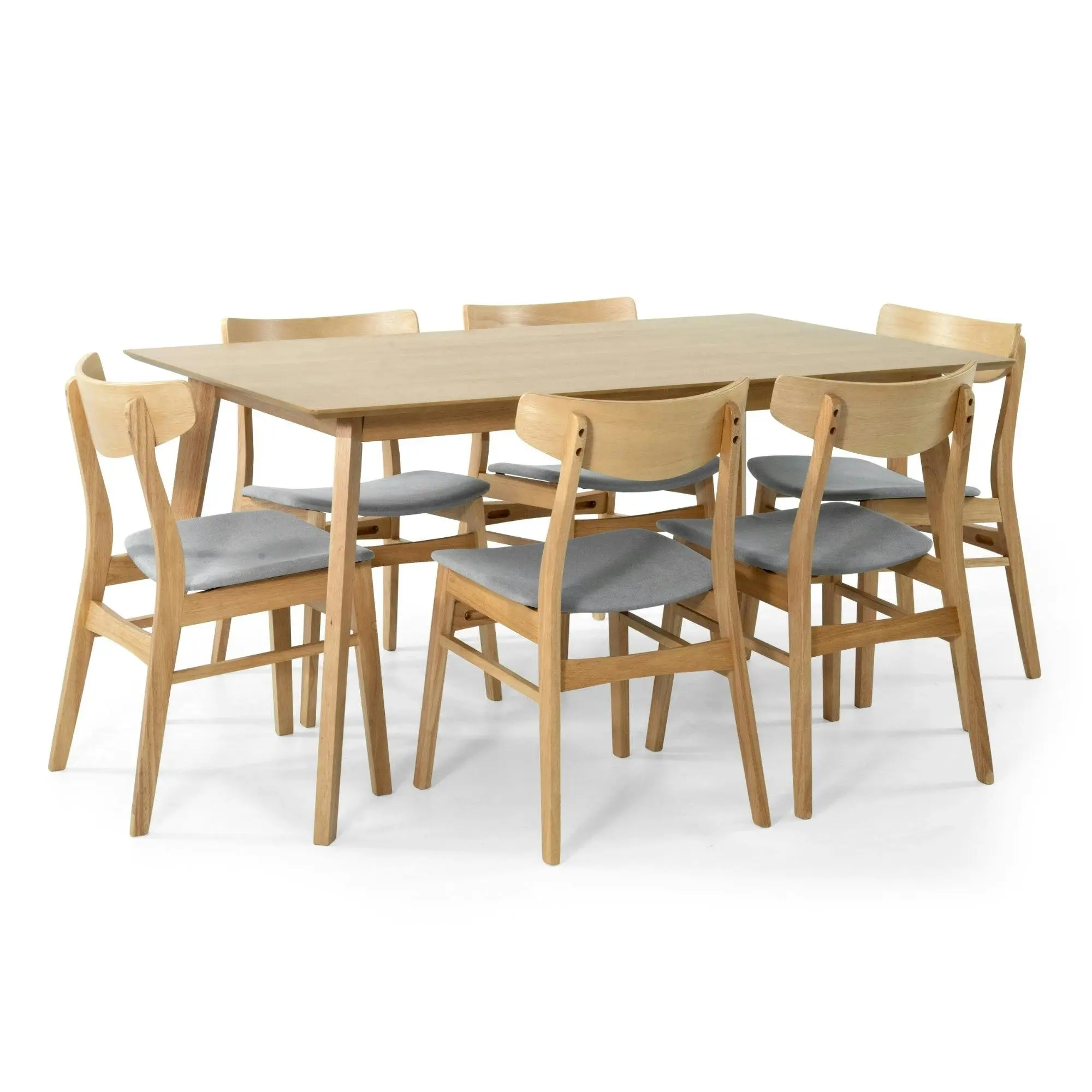 Cusco 7pc 150cm Dining Table Chair Set - Furniture