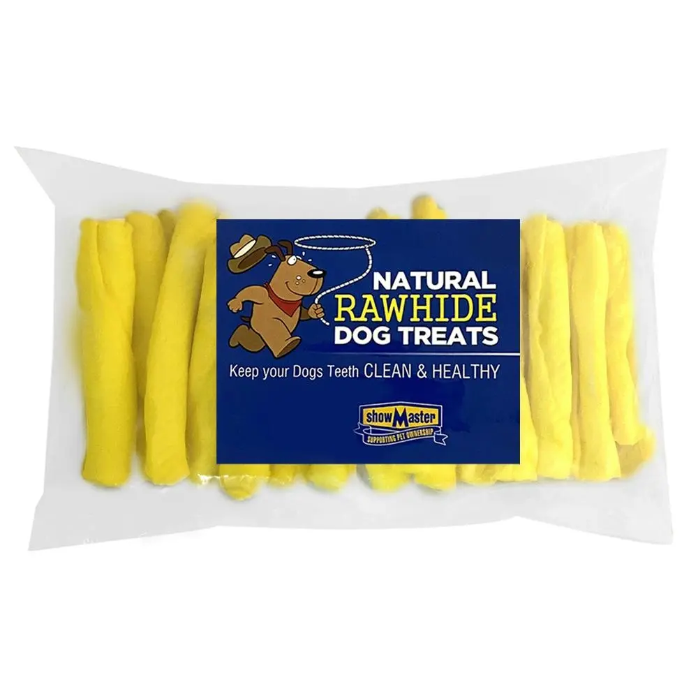 30pc Natural Rawhide Dog/Pet Dental Treats/Chew/Twist Small Chicken Retrievers - Pets
