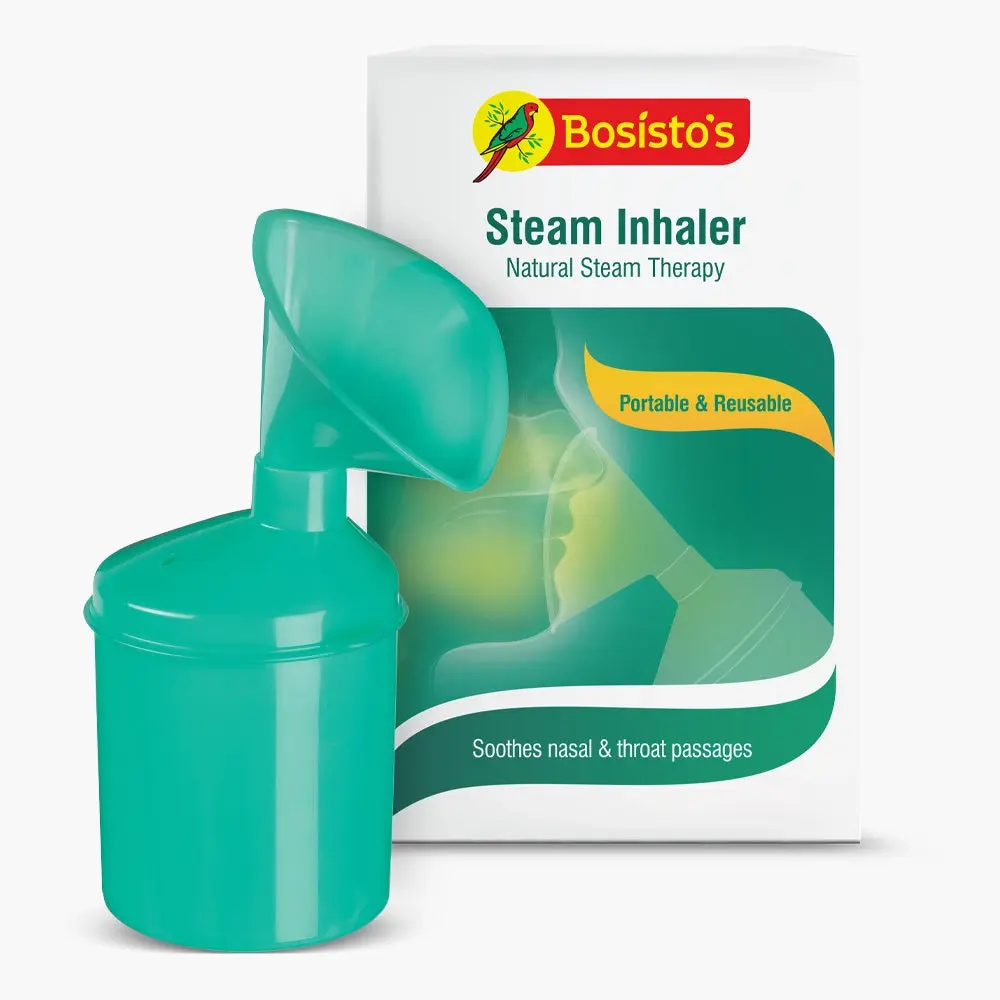 Bosistos Euco Steam Inhaler Portable & Reusable - Health