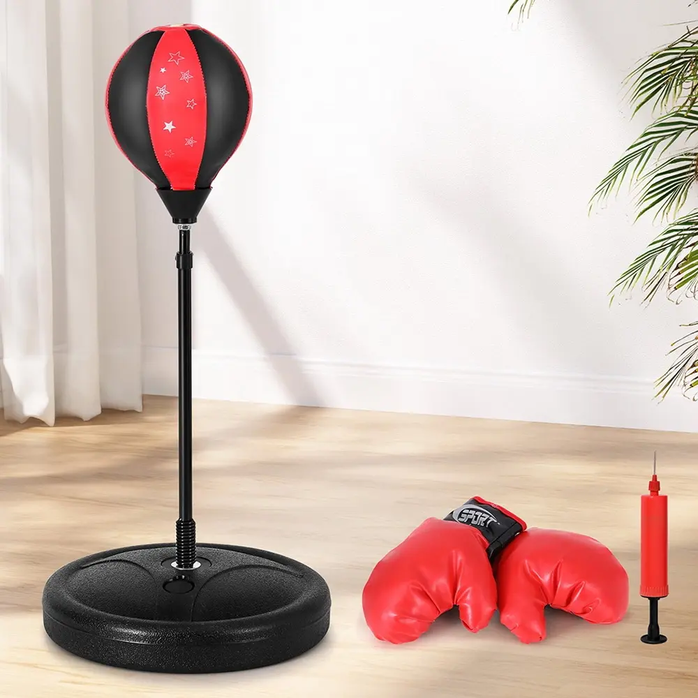 Everfit Punching Boxing Bag Stand Set Gloves with Pump Height Adjustable - Sports & Outdoor
