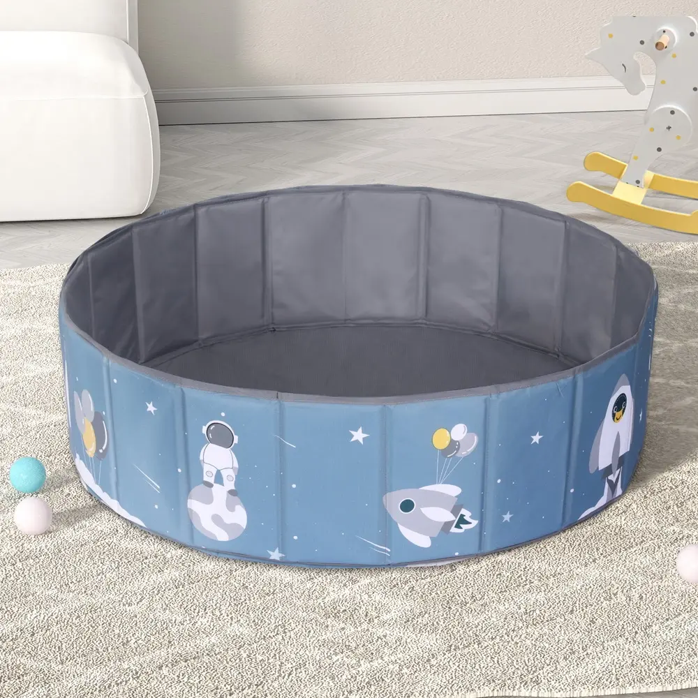 Keezi Kids Ball Pool Pit Toddler Play Foldable Child Playhouse Storage Bag Blue - Toys & Games