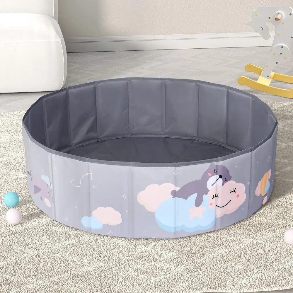 Keezi Kids Ball Pool Pit Toddler Ocean Play Foldable Child Playhouse Storage Bag - Toys & Games