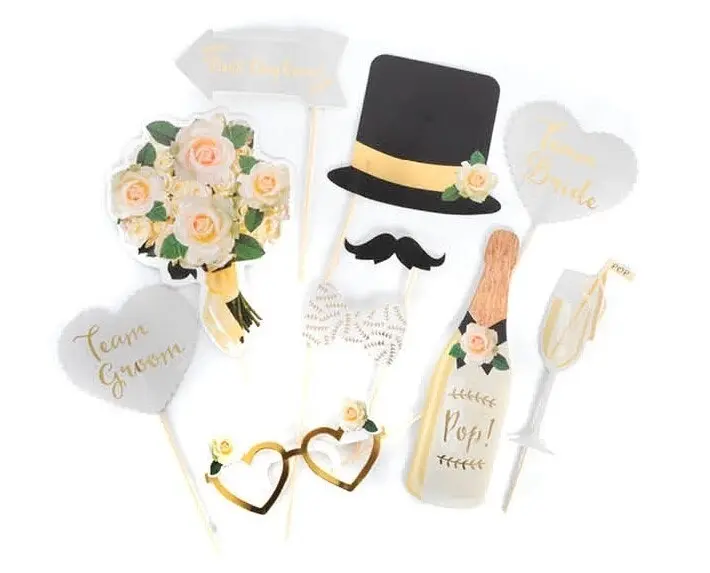 10x Bride To Be Photo Booth Props Hens Bridal Party Bachelorette Selfie - Hobbies