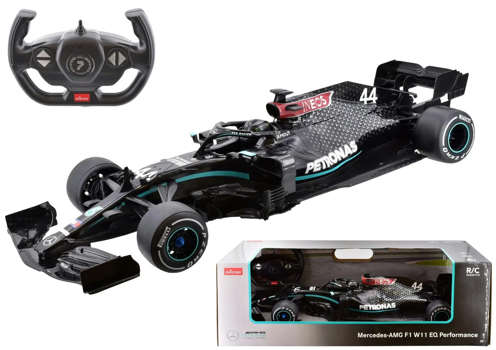 Mercedes Amg F1 Car R/C Racing Car 1:12 - Toys & Games