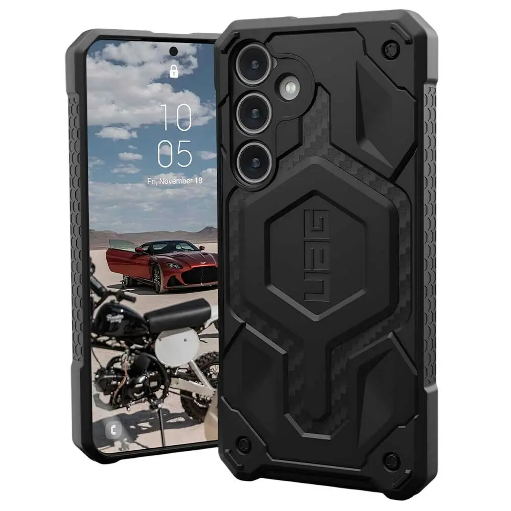 UAG Monarch Pro Magnetic Case (Suits Galaxy S24 Plus) - Carbon Fiber