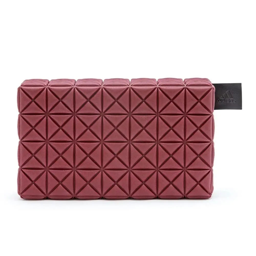Adidas Eco 21.5cm Yoga Block Gym Fitness Training Exercise/Practice Brick Pink - Sports & Outdoor
